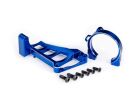 TRAXXAS Motorhalter Alu blau für 3461 / TRX10261-BLUE