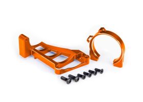TRAXXAS Motorhalter Alu orange für 3461 / TRX10261-ORNG