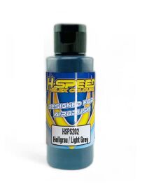 H-SPEED Lexan Airbrush Farbe 60 ml Hellgrau / Light Grey...
