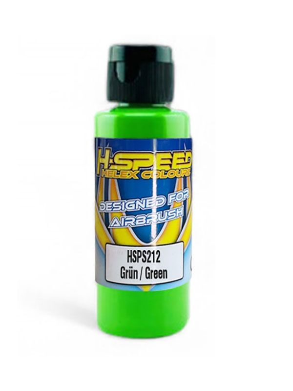 H-SPEED Lexan Airbrush Farbe 60 ml Grün / Green / HSPS212