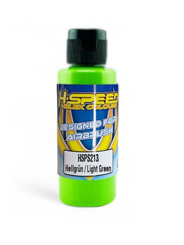 H-SPEED Lexan Airbrush Farbe 60 ml Hellgrün / Light Green / HSPS213