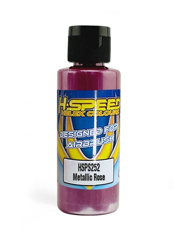 H-SPEED Lexan Airbrush Farbe 60 ml Metallic Rose / HSPS252