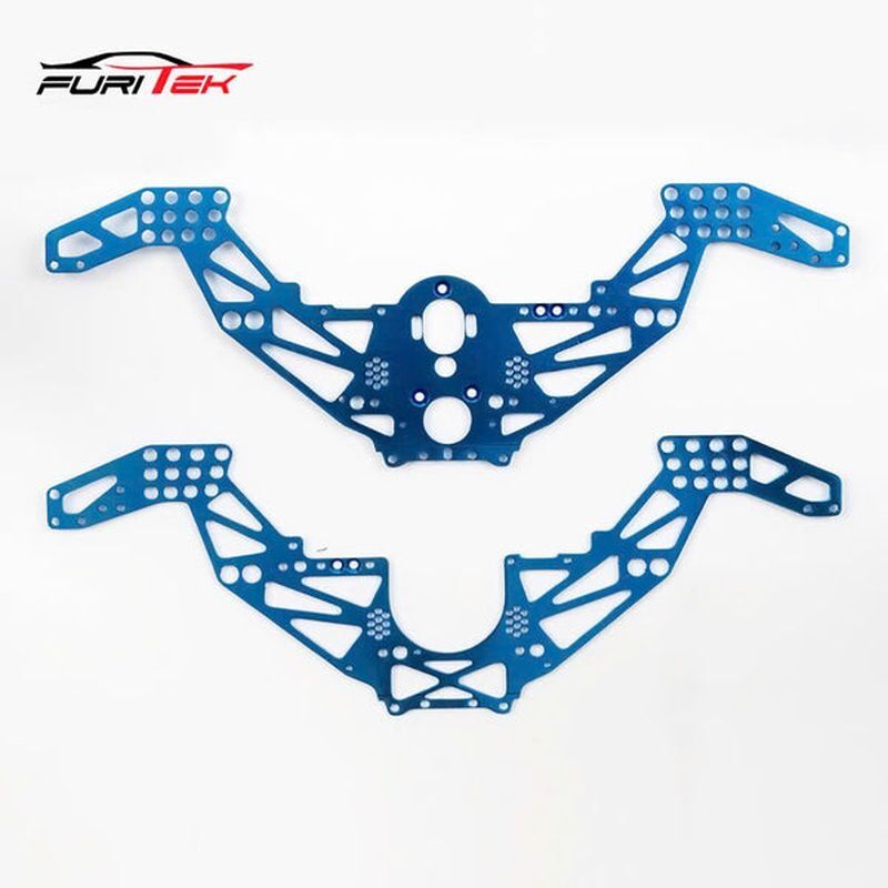 FURITEK für Losi 1/18 LMT Rahmenkit Titan blau / FUR2589