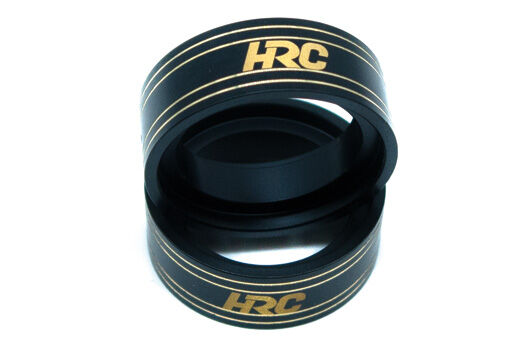 HRC Racing Räder - 1/18 Crawler - TRX-4M - Messinggewicht Center Ring schwarz 36x12.5mm 35.5g/Stk. 2 Stk./Set / HRC65301B