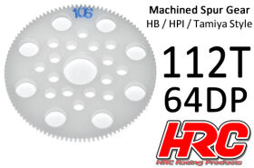 HRC Racing Hauptzahnrad 64DP Low Friction Gefräst...
