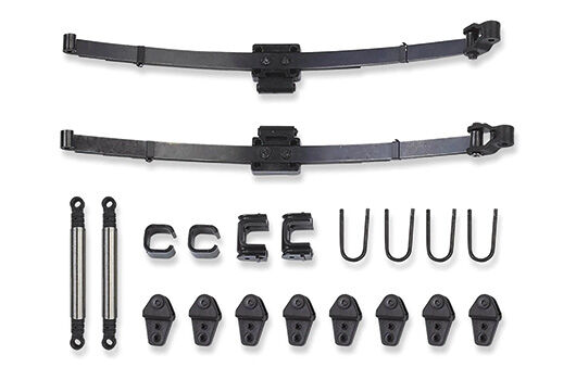 KillerBody Spare Parts - 1/10 Crawler - Scale - Leaf Spring W/damper Cylinder Converted Sets / KBD48782