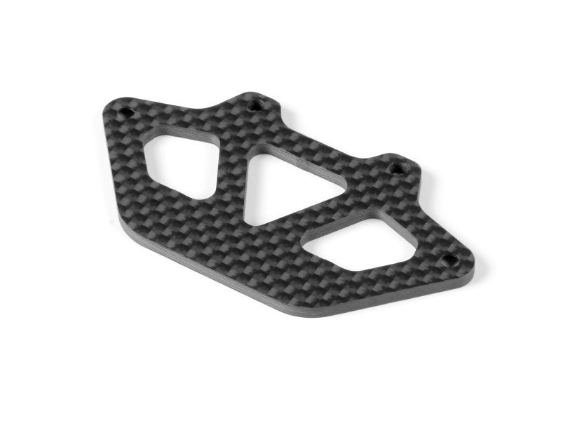 XRAY X12 CARBON BUMPER LOWER HOLDER FOR 1-PIECE CHASSIS / XRA371213