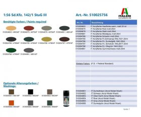 ITALERI 1:56 Sd.Kfz. 142/1 StuG III / 510025756