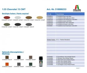 ITALERI 1:35 Chevrolet 15 CWT / 510000233