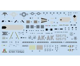 ITALERI 1:72 F-22 Raptor / 510072011