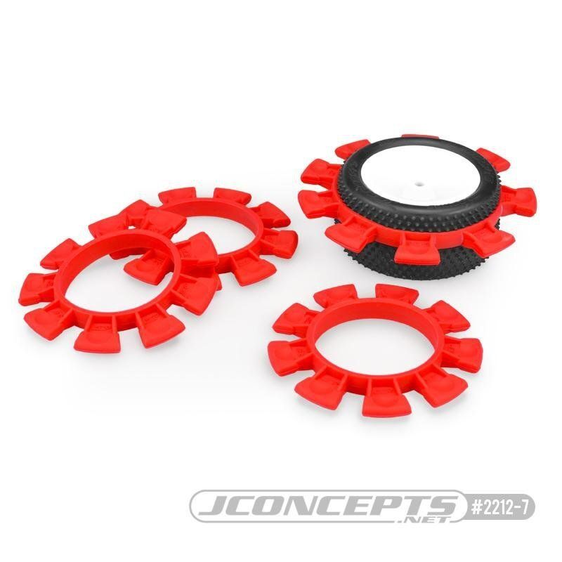 Jconcepts Satellite tire gluing rubber bands red / JC-2212-7