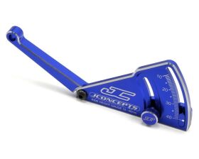 Jconcepts Aluminum ride height gauge, 10-40mm blue /...