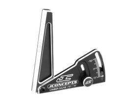 Jconcepts Aluminum camber gauge, 85mm black / JC-2283-2