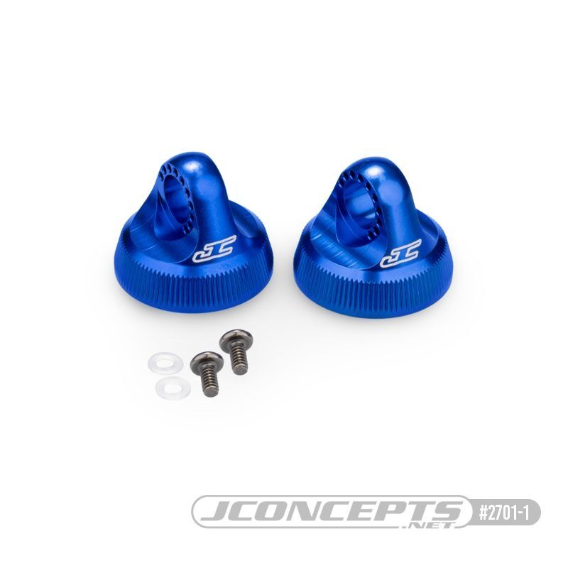 Jconcepts Fin, 13mm shock cap blue / JC-2701-1