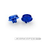 Jconcepts Fin, 13mm shock, 5mm off-set spring cup blue / JC-2703-1