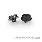 Jconcepts Fin, 13mm shock, 5mm off-set spring cup black / JC-2703-2