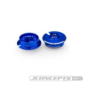 Jconcepts Fin, 13mm shock, 0mm off-set spring cup blue /...