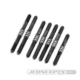 Jconcepts 3.5mm Fin Titanium turnbuckle set, stealth...