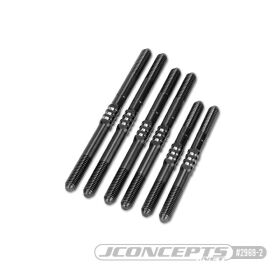 Jconcepts Fin turnbuckle kit stealth black / JC-2969-2