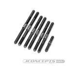 Jconcepts Fin turnbuckle kit stealth black / JC-2970-2