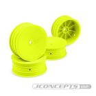 Jconcepts Mono, 2.2 front wheel yellow 4pc / JC-3347Y