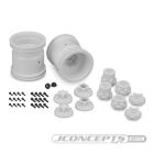 Jconcepts Midwest 2.2 MT 12mm hex wheel w/ adaptors (white) 2pc. / JC-3380W