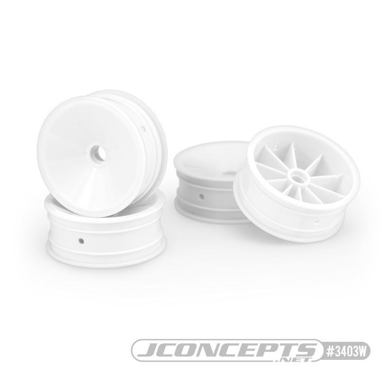 Jconcepts Mono 2.2 front wheel (white) 4pc / JC-3403W