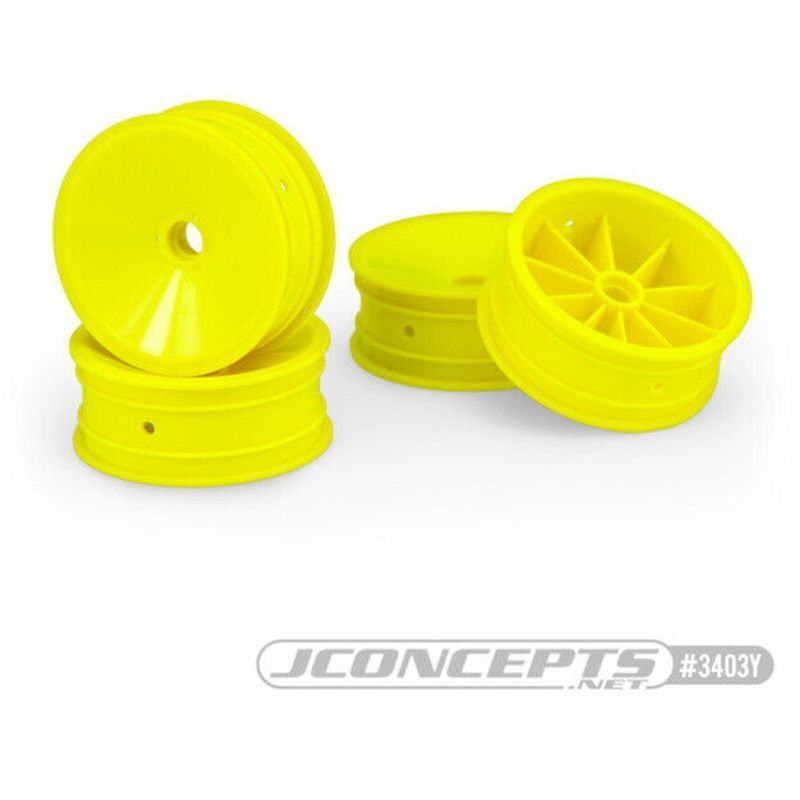 Jconcepts Mono 2.2 front wheel (yellow) 4pc / JC-3403Y