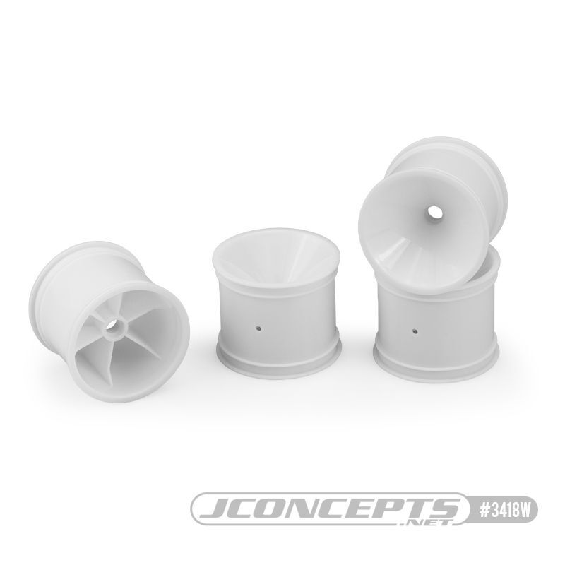 Jconcepts Mono, front wheel white, 4pc. / JC-3418W
