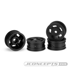 Jconcepts Glide 5 Axial SCX24, 1 wheel black 4pc / JC-3431B