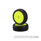 Jconcepts Swagger pink compound pre-mounted, yellow wheels front / JC-4003-201011
