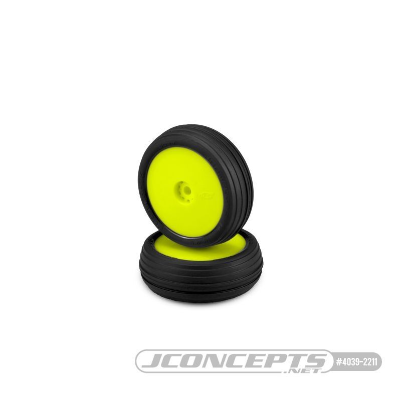 Jconcepts Hawk green compound pre-mounted, yellow wheels front / JC-4039-2211