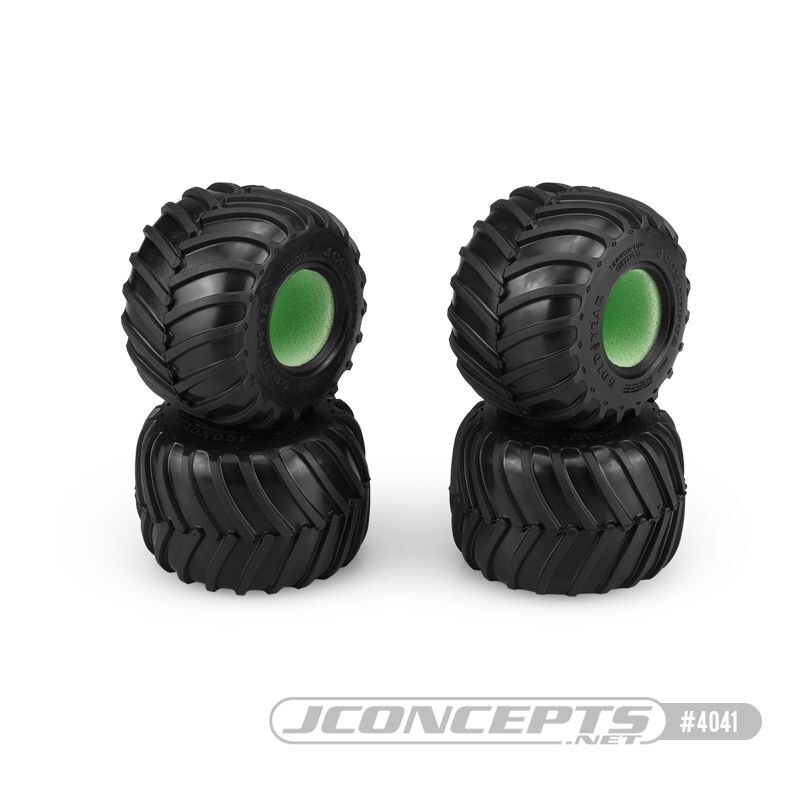 Jconcepts Golden Years blue compound, 1/24th mini monster truck tire / JC-4041-01