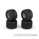 Jconcepts Renegades blue compound, 1/24th mini monster truck tire / JC-4042-01