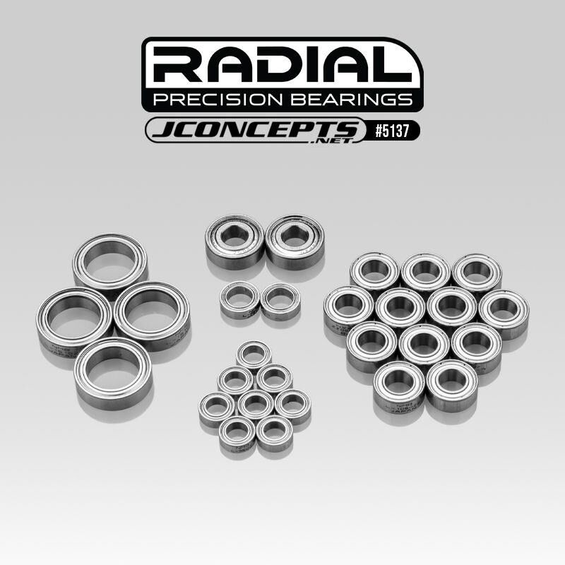 Jconcepts Radial NMB bearing set, 28pc Fits, RC10B7 / JC-5137