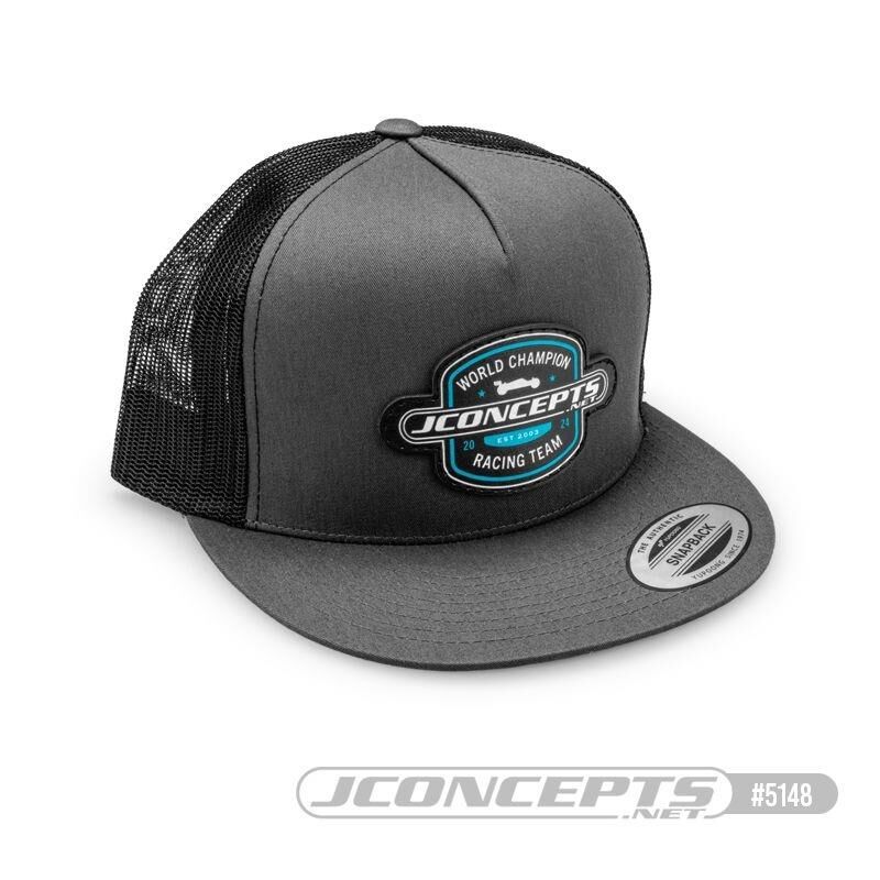 Jconcepts 2024 Ever hat flat bill, mesh, snap-back design Gray / JC-5148