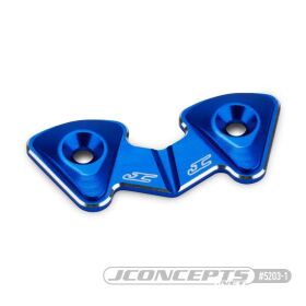 Jconcepts Aluminum 1-piece rear wing button blue / JC-5203-1