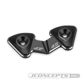 Jconcepts Aluminum 1-piece rear wing button black /...