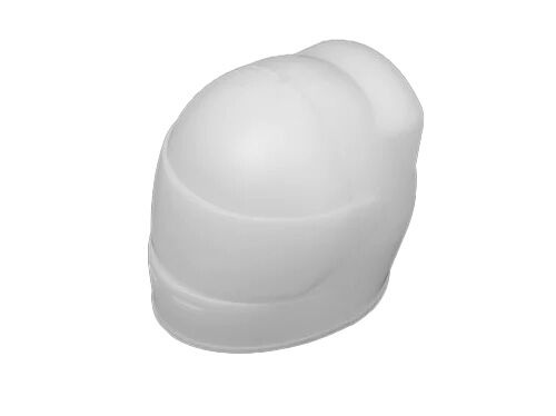 BittyDesign White plastic Helmet for 1/10 F1 body shell [Universal], include also mirrors (2)