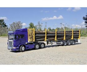 TAMIYA 1:14 RC Scania R620 6x4 Highl.blau lackierte Karosserie / 300056327