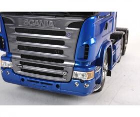 TAMIYA 1:14 RC Scania R620 6x4 Highl.blau lackierte Karosserie / 300056327