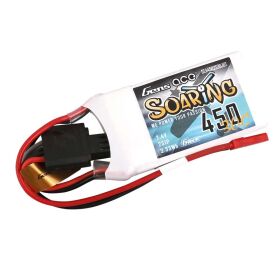 Gensace Soaring LiPo 2S 7.4V-450-30C(JST) 56.5x31x9mm 33g...