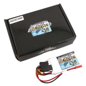 Gensace Soaring LiPo 2S 7.4V-450-30C(JST) 56.5x31x9mm 33g / GE1-0450-2JGT
