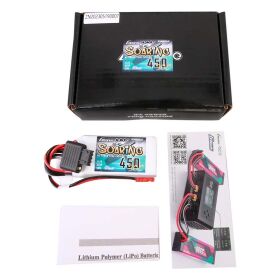 Gensace Soaring LiPo 3S 11.1V-450-30C(JST) 58x31x13.5mm 47g G-Tech / GE1-0450-3JGT