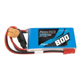 Gensace Batterie LiPo 2S 7.4V-800-45C (JST) 55x30x16mm...