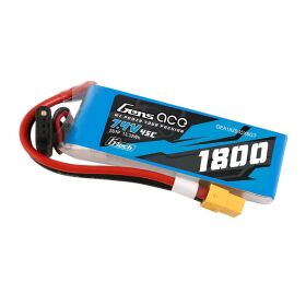 GensAce Soaring LiPo 2S 7.4V-1800-45C(XT60) 90x30x17mm 111g G-Tech / GE1-1800-2X6GT