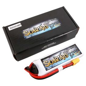 GensAce Soaring LiPo 2S 7.4V-2200-30C(XT60) 104x34.5x14.5mm 122g GT / GE1-2200-2X6GT