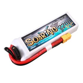 GensAce Soaring LiPo 3S 11.1V-2200-30C(XT60) 107x34x21mm...