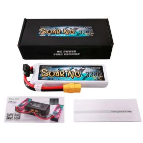 GensAce Soaring LiPo 3S 11.1V-3300-30C(XT90) 131x42.5x19.5mm 252g GT / GE1-3300-3X9GT