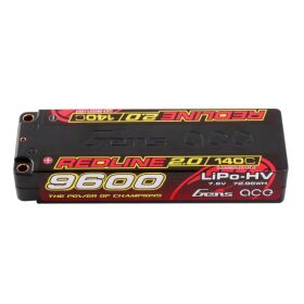 GensAce Redline 2.0 2S HV 7.6V-140C-9600 139x47x25mm 324g...